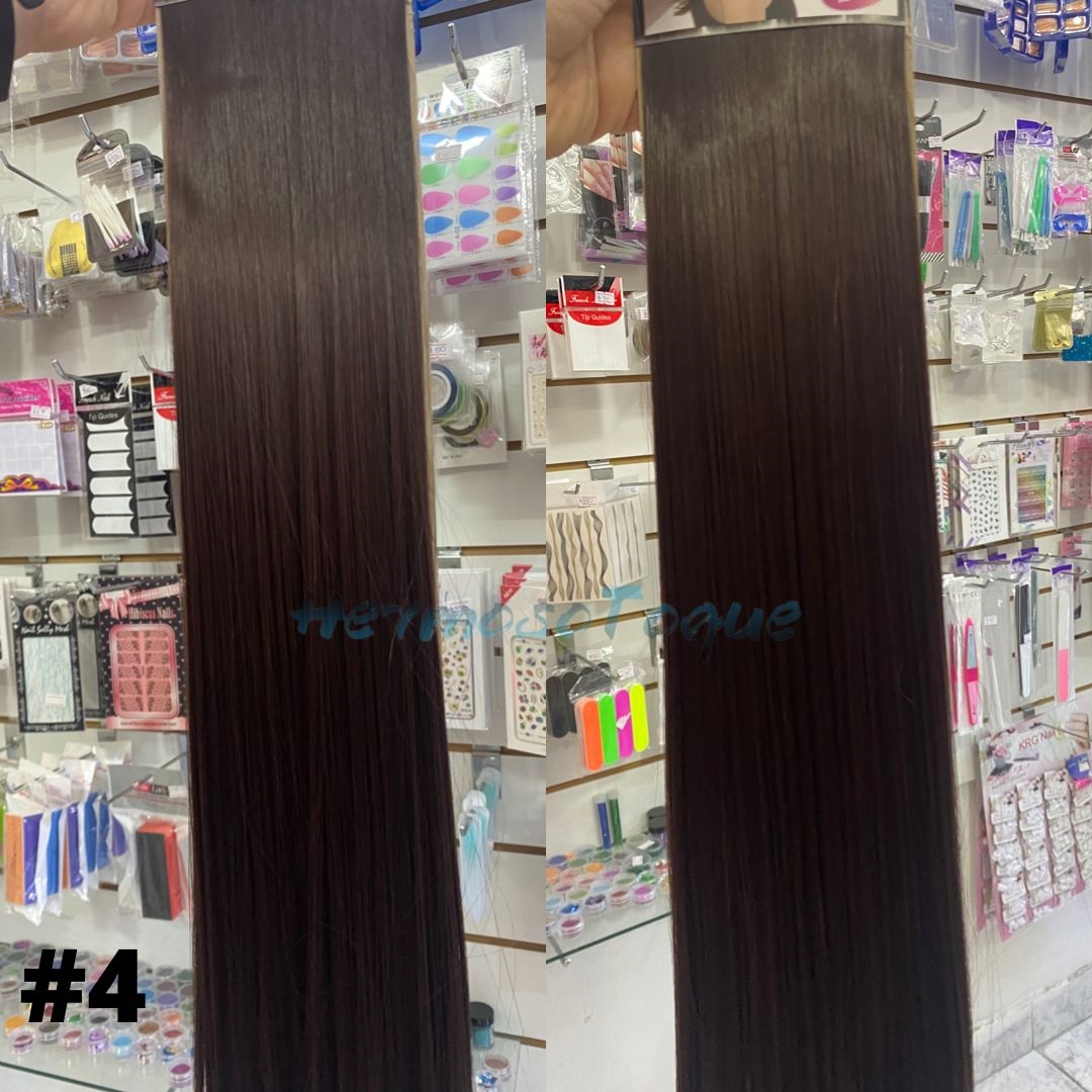 Cortinas de Pelo, Extensiones castaña #4