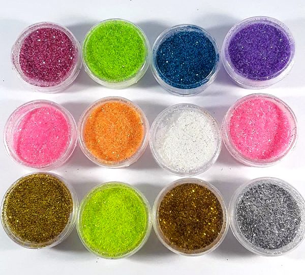 A63-Purpurina o brillo para decorar uñas