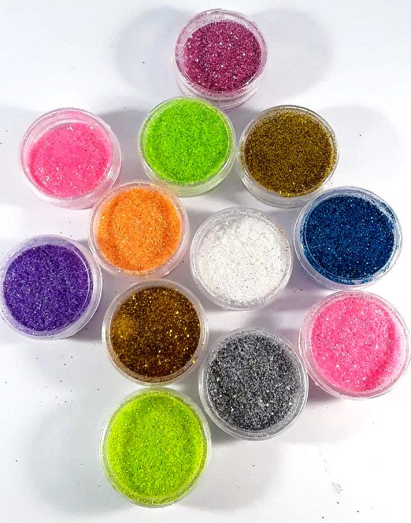 A63-Purpurina o brillo para decorar uñas - Imagen 2