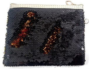 Neceser de lentejuela para maquillaje - Imagen 3