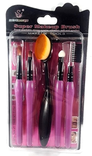 SET DE BROCHAS POR 5 DE MAQUILLAJE