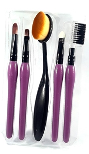 SET DE BROCHAS POR 5 DE MAQUILLAJE - Imagen 2