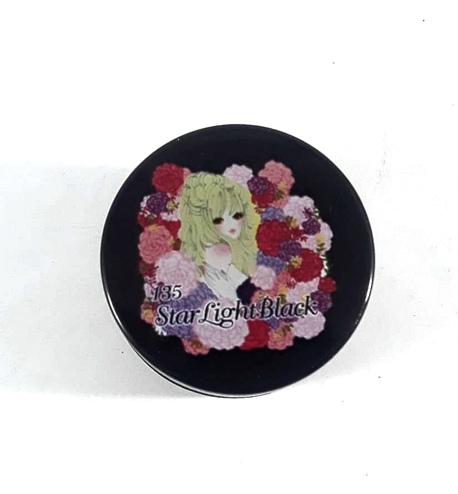 Gel negro con brillo, paiting