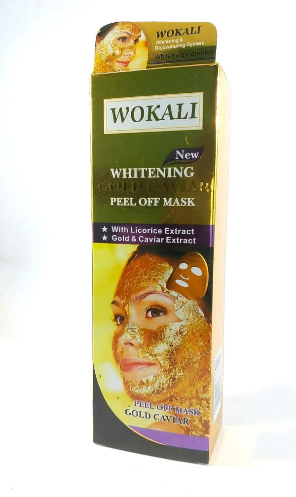 Mascarilla facial dorada - Imagen 2