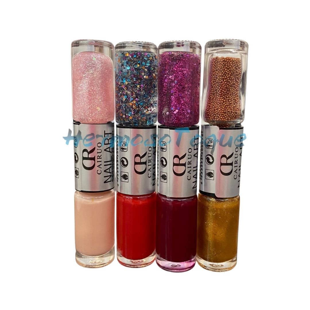 Esmalte doble con brillo