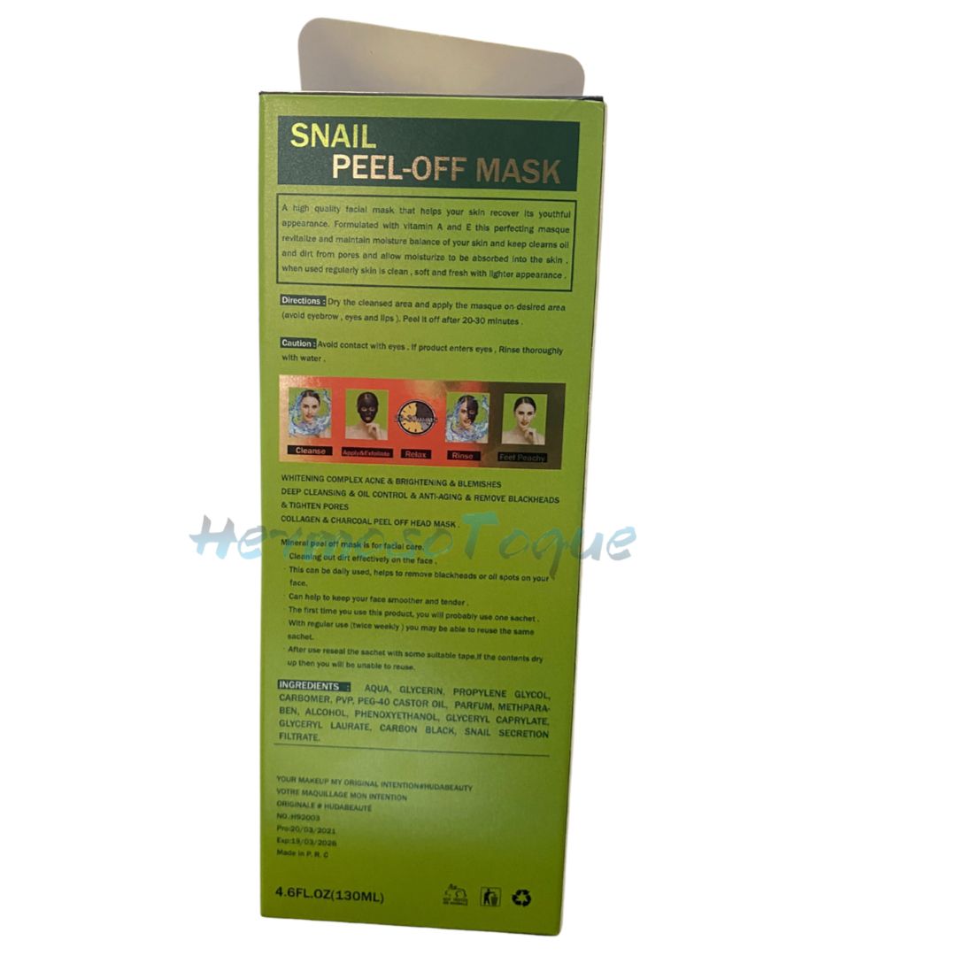 Peel off mascara, baba de caracol - Imagen 3