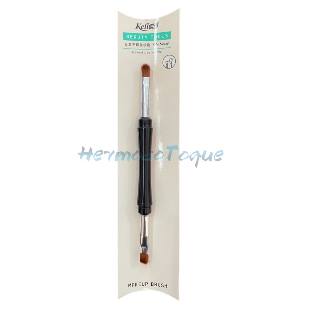 Brocha doble para aplicar sombra y difuminar