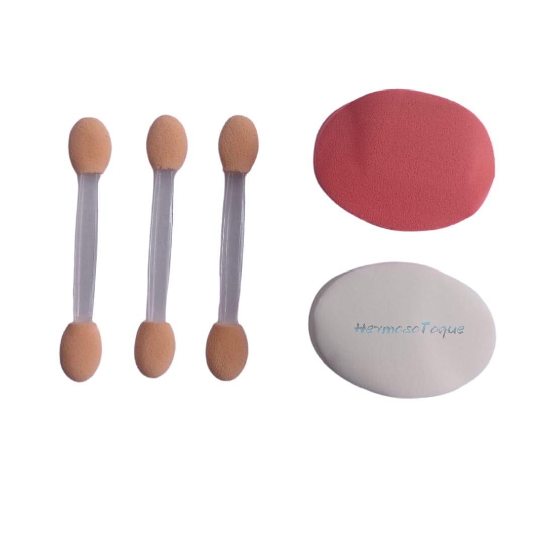 Set De Esponjas Y Brocha