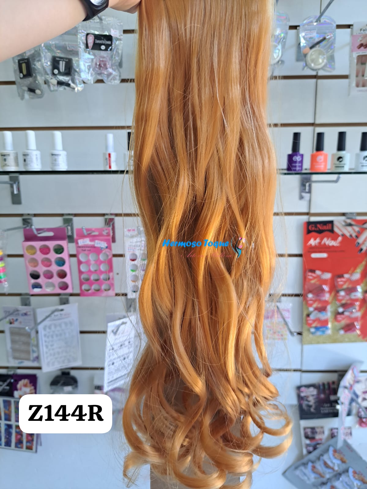 Extensiones Cortina de Pelo Colorada