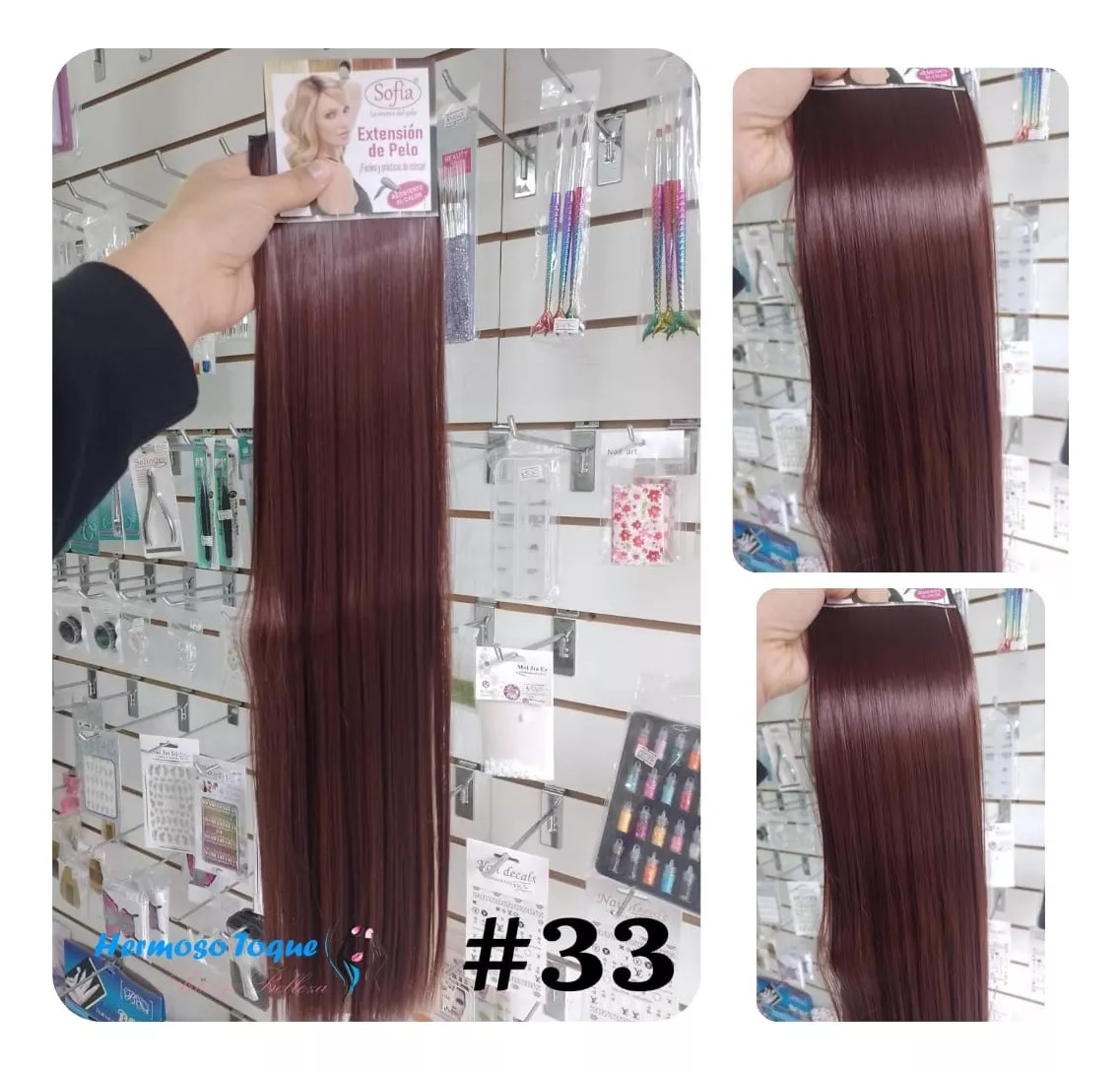 Cortina de Cabello, Extensión Caoba 33#