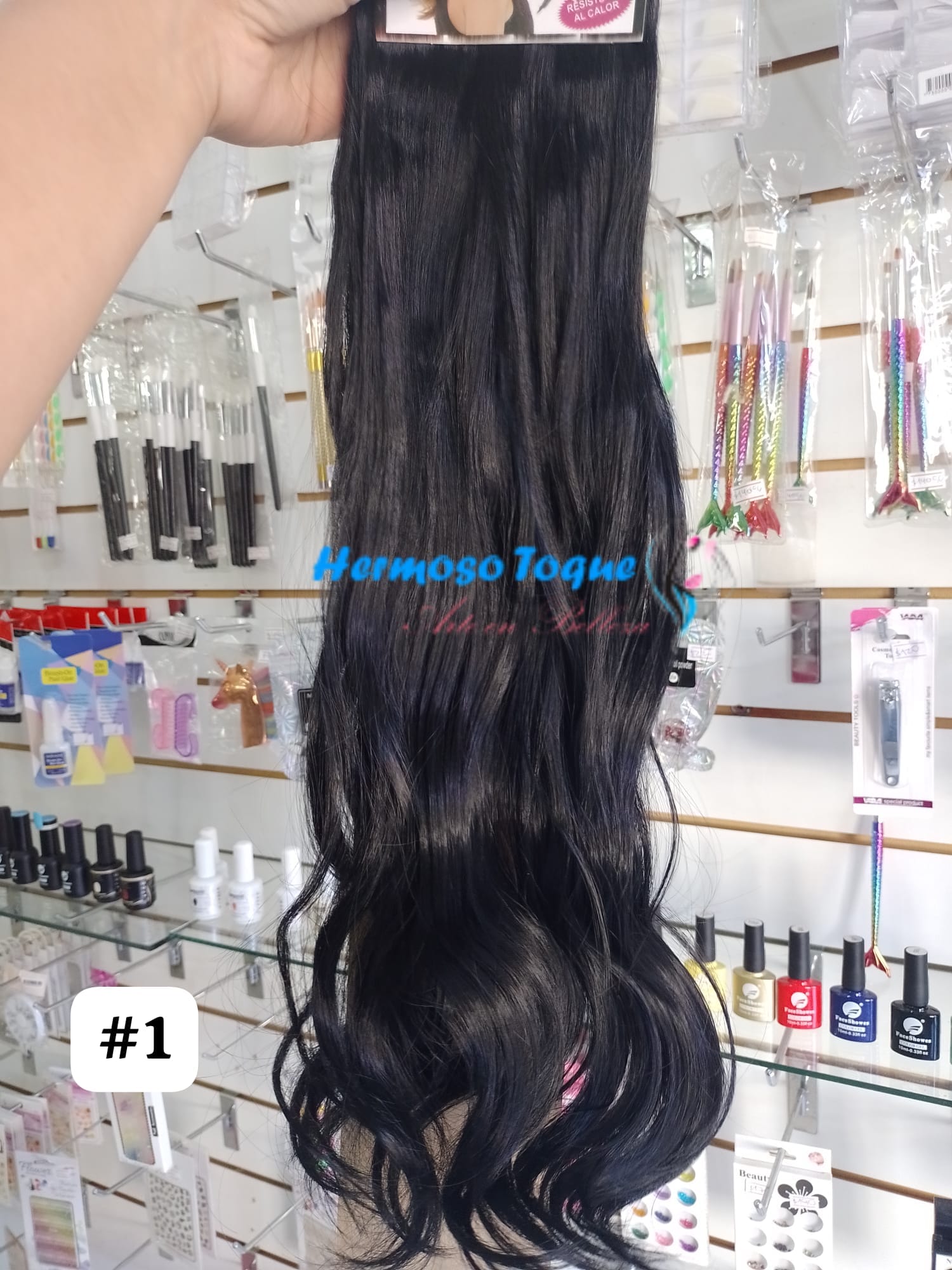 Cortina de Cabello, Extensión Negra Ondulada