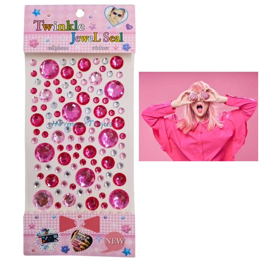 Piedras, Stras Autoadhesivo Fucsia