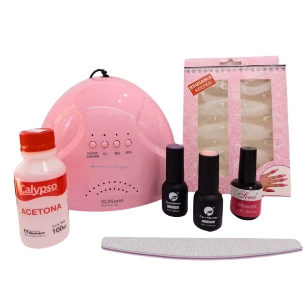 Kit Para Esmaltado Semi  Y Retiro, Con Lampara