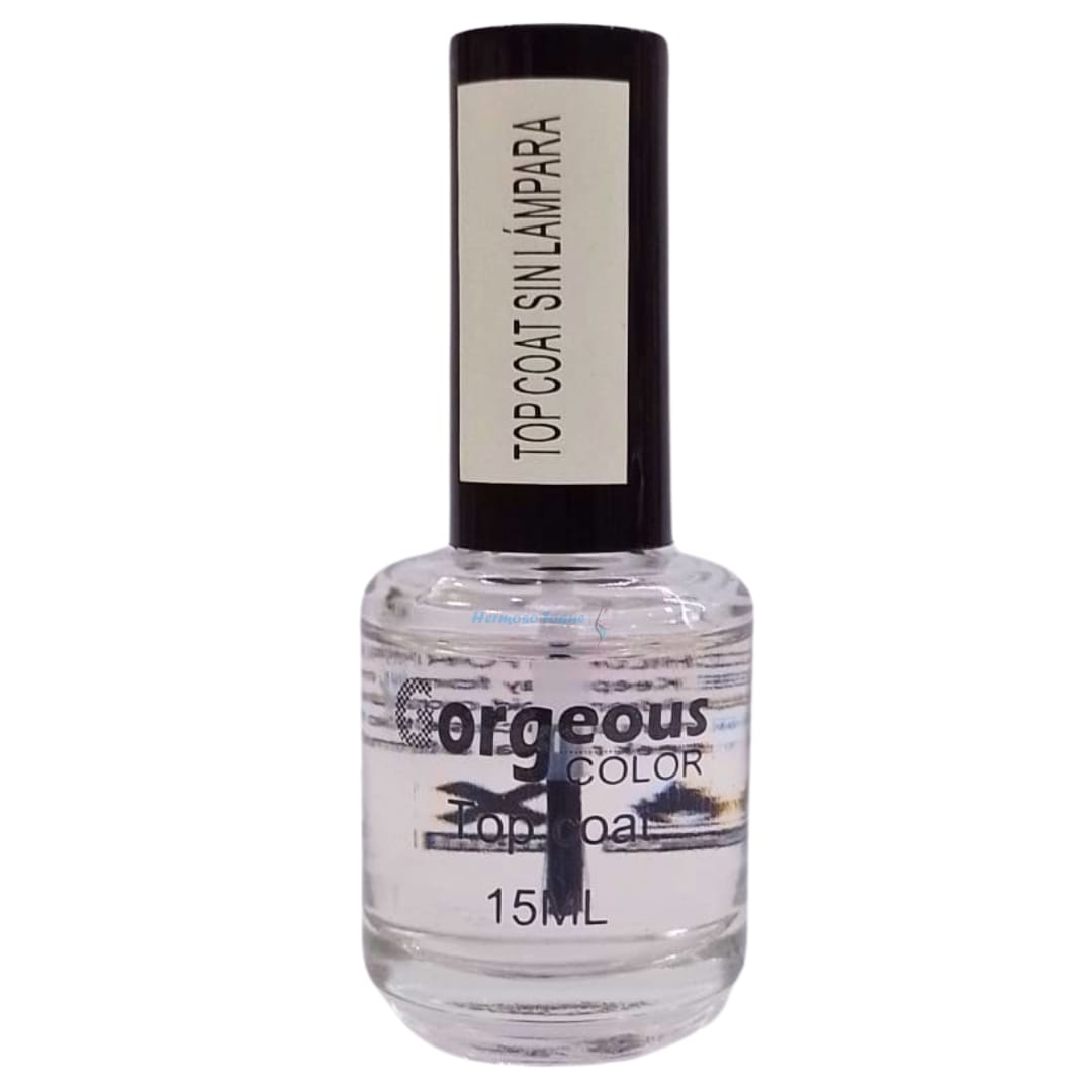 Top Coat Finalizador Sin Lámpara Para Uñas Acrílico o Esmalte Común
