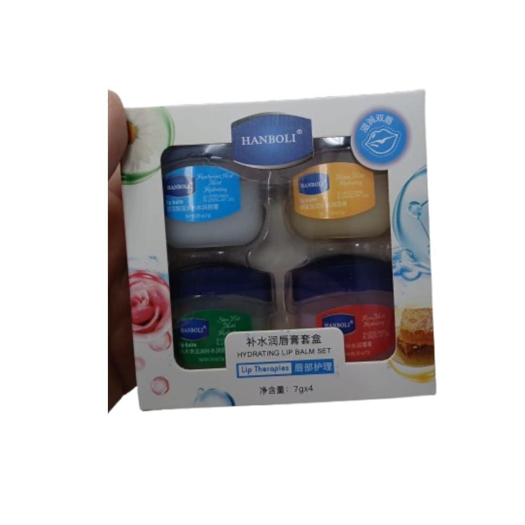 Vaselina, Balsamos Hidratantes Para Labios x4